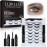 Luxillia Magnetic Eyelashes Kit - 10 Piece Magnetic Eyelash & Eyeliner Set with Applicator - Natural Look Easy Apply Reusable Fake Extension Lashes, No Glue - Pestaas Postizas Magnticas Naturales
