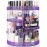 HEMTROY 360 Degree Rotating Makeup Organizer, Extra Large Capacity Cosmetics Organizer, Removable 7 Layers Skincare Organizers, Spinning Perfume Organizer, Dresser Organizer Countertop (Purple)