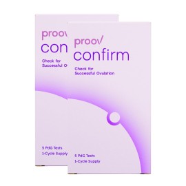 Proov PdG Test Strips for Women - 10 Progesterone Test Strips - Confirm Successful Ovulation at Home - 2 Cycle Pack - Fertility Tracker - Compatible with Fertility, Pregnancy & Ovulation Tests