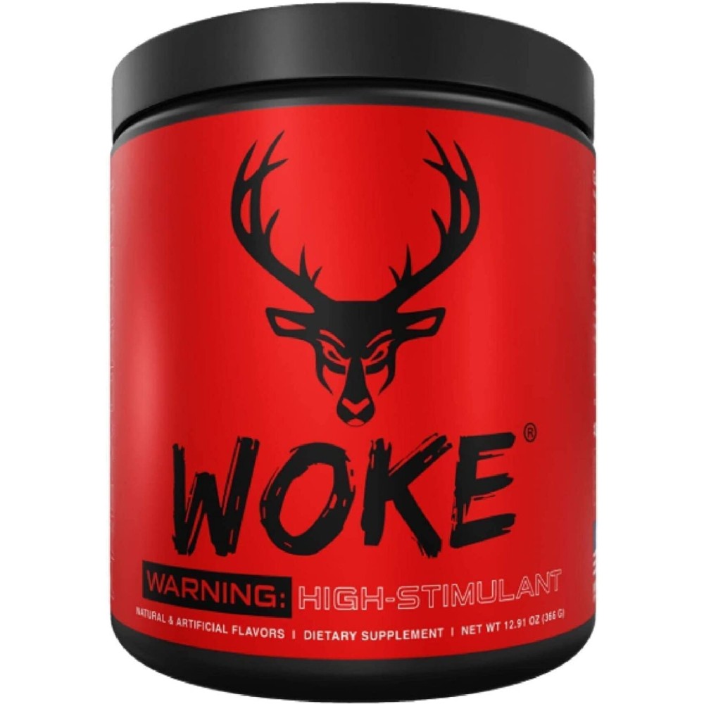 Bucked Up - Woke - HIGH STIM Pre Workout - Best Tasting - Focus Nootropic, Pump, Strength and Growth, 30 Servings (Rocket Pop)