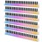 NIUBEE 24 Inches Nail Polish Rack Wall Mounted Shelf with Removable Anti-Slip End Inserts, Clear Acrylic Nail Polish Organizer Display 150 Bottles