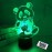 FULLOSUN Panda Gifts,3D lamp Kids Night Light with Remote Control 16 Colors + Dim Function+Color Changing, Decor for Xmas Birthday Gifts Kids