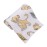 Disney Lion King Super Soft White, Yellow, Green Simba Leaves French Fiber Baby Blanket, White, Green, Yellow (4142501P)