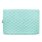 Waterproof Sheet for Pack n Play Quilted, Playard Sheet Protector 39 X 27 fits for Baby Foldable and Playard Mattress, Portable Mini Crib, Aqua