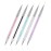 FULINJOY 5 Pcs Nail Art Liner Brushes, Dual-ended Nail Art Point Drill Drawing Brush Pen Dotting Tools Set, Nail Design Liner Brushes and Dotting Pen