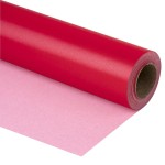 RUSPEPA Red Gift Wrapping Paper, 81.5 Sq Ft Solid Color Pearly Shiny Silk Jumbo Paper Roll for Valentine\'s Day, Wedding,Birthday,Christmas, Baby Shower, Anniversaries, DIY Bouquet, 30Inch X 32.8Feet