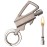 SURVIVE Permanent Match Bottle Opener Metal Keychain, Reusable Survival Fire Starter Striker Lighter, Emergency Waterproof Strike Anywhere Stick Kit (Silver)