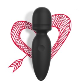 Mini Wand Massager with 10 Vibration Modes, Whisper Quiet, Cordless Waterproof Handheld Massager for Shoulder and Back Full Body Massage, Sports Recovery