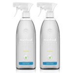 Method Daily Shower Cleaner Spray, Ylang Ylang, For Showers, Tile, Fixtures, Glass and Tubs, 28 oz spray bottle (Pack of 2)