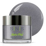 SNS Nail Dip Powder, Gelous Color Dipping Powder - Fall From Grays (Blue/Shimmer) - Long-Lasting Dip Nail Color Lasts 14 Days - Low-Odor & No UV Lamp Required - 1.5oz