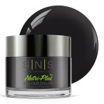 SNS Nail Dip Powder, Gelous Color Dipping Powder - Mozart (Black) - Long-Lasting Dip Nail Color Lasts 14 Days - Low-Odor & No UV Lamp Required - 1.5oz
