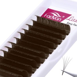 Volume Lash Extensions Thickness 0.07mm D Curl 15-20mm Purple Volume Eyelash Extensions C D Curl Easy Fans 2D-20D Self Fanning Lashes by FADVAN (Purple 0.07-C, 15-20mm)
