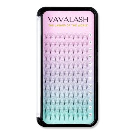 Eyelash Extensions 3D 4D 5D 6D 8D 9D 10D Thickness 0.07/0.1 C/D Curl Eyelashes Middle Stem & Long Stem Heat Bonded Premade Fans Russian Volume Lash Extensions Supplies (Middle Stem 6D-0.07-D-10mm)