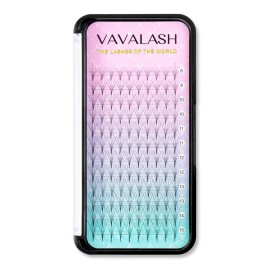 Eyelash Extensions 3D 4D 5D 6D 8D 9D 10D Thickness 0.07/0.1 C/D Curl Eyelashes Middle Stem & Long Stem Heat Bonded Premade Fans Russian Volume Lash Extensions Supplies (Middle Stem 5D-0.07-D-15mm)