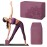 Gaiam Yoga Block - Supportive Latex-Free EVA Foam Soft Non-Slip Surface for Yoga, Pilates, Meditation (Athenian Blush) (05-64086)