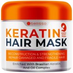 Keratin Hair Mask - Sulfate Free Hydrating Deep Conditioner Treatment for Dry, Damaged and Split Ends - Moisture for Frizzy and Curly Hair - For Women and Men - Moisturizer Care to Repair Damage