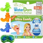 WaterDam Swimming Ear Plugs Great Waterproof Ultra Comfy Earplugs Prevent Swimmer\'s Ear