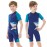 Goldfin Kids Wetsuits for Boys Girls, 2mm Toddler Shorty Wetsuit Youth Neoprene Suit Front Zip Keep Warm for Water Aerobics Diving Surfing Swimming