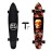 42 Inch Longboard Skateboard Complete Cruiser,The Original Artisan Maple Skateboard Cruiser for Cruising, Carving, Free-Style and DownhillSkull Heads