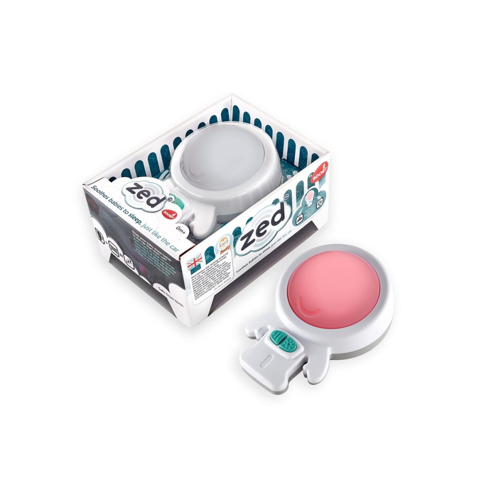 Zed by Rockit - Baby Sleep Aid Helps Your Baby Sleep, 6 Vibration Modes and Calming Red Light, Place on Any Mattress, Suitable for Cribs, Moses Baskets, Cots and Beds from Newborn