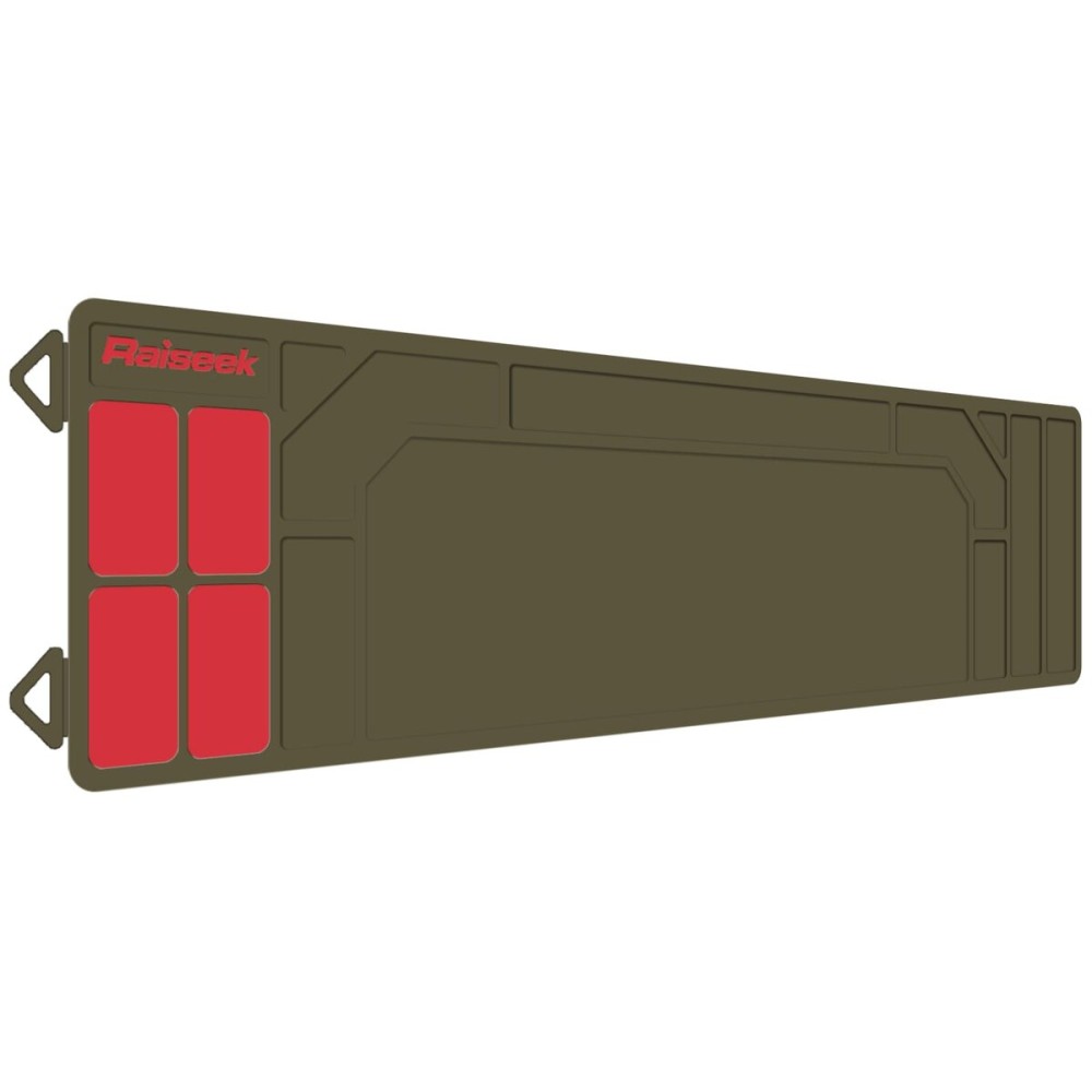 Raiseek Rifle Shotgun Cleaning Mat, Large Magnetic Gun Cleaning Mat for All Guns, Anti-Slip Rubberized Repair Gun Mat with Organizer Parts Tray 36 x 10