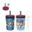 Zak Designs PAW Patrol Kelso Tumbler Set, Leak-Proof Screw-On Lid with Straw, Bundle for Kids Includes Plastic and Stainless Steel Cups with Additional Sipper (Paw Patrol- 3pc)