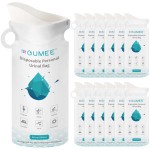 OUMEE 800ML Emergency Disposable Urinal Bags, 8/12/20/23/28 Pcs Camping Pee Bags Unisex Urine Bag Vomit Bag for Travel Traffic Jam Portable Toilet Bag for Men Women(8)