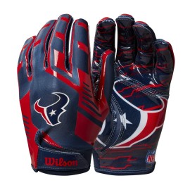 Wilson NFL Stretch Fit Football Gloves - Adult, Houston Texans