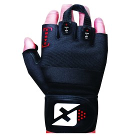 skott Evo 2 Weightlifting Gloves with Integrated Wrist Wrap Support-Double Stitching for Extra Durability-Get Ripped with The Best Body Building Fitness and Exercise Accessories