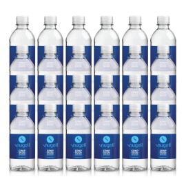 Snugell Distilled Water for CPAP Machines, Travel Size Bottles (24 -Pack, 12 oz Each) - Up to 1 Month Supply - Clean, Multi-Use, Travel-Friendly, Made in USA