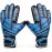 Malker Soccer Goalie Gloves Goalkeeper Gloves with Fingersave and Double Wrist Protection, Strong Grip Goalkeeper Gloves for Youth&Adult Size 10Black