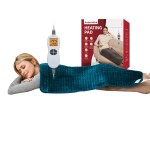 Ambershine 17\'\'x33\'\' XXXL King Size Heating Pad with 12 Temperature Settings & 4 Auto-Off Countdown Timers, Pain Relief for Back/Neck/Shoulders/Abdomen/Legs, Christmas Gifts for mom dad (Dark Teal)