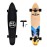 42 Inch Longboard Skateboard Complete Cruiser,The Original Artisan Maple Skateboard Cruiser for Cruising, Carving, Free-Style and DownhillSeaside
