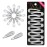 Dofash 12PCS Snap Hair Clips For Women-Non Slip & Metal Hair Barrettes, 5cm 2\'\' Small Clips For Thin & Fine Hair, Silver Grey