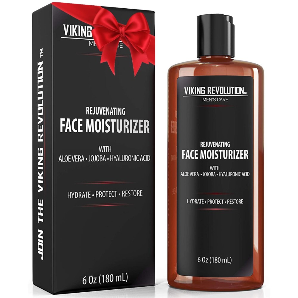 Viking Revolution - Natural Moisturizer Cream for Skincare, Anti Wrinkle & Anti Aging Facial Cream/Lotion, Mens Face Care
