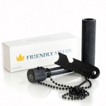 The Friendly Swede XL Ferro Rod Fire Starter Tool - Flint and Steel Fire Starter Survival Tool w/Large Ferro Rod; Weatherproof Firestarter for Camping & Hiking; Flint and Steel Kit w/Cylinder Case