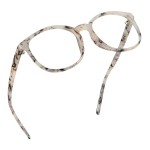 LifeArt Blue Light Blocking Glasses, Anti Eyestrain, Computer Reading Glasses, Gaming Glasses, TV Glasses for Women Men, Anti Glare (Marble, 1.75 Magnification)