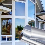 Coavas One Way Window Privacy Film, Reflective Window Tint for Home See Out Not in, Sun Blocking Anti UV Static Cling Glass Windows Door Coverings for Winter, 17.5x78.7 Inch