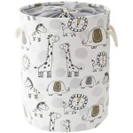 INough Baby Hamper Kids Laundry Basket Nursery Hamper Stuff animal Organizer,Toy Baskets Corner Stuffed Animal Storage Basket Kids Storage Basket Safari Nursery Decor Clothes Hamper for Boys, Giraffe