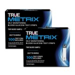 TRUE METRIX Blood Glucose Test Strips 100ct - 2 Pack (200 Test Strips)