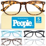 CCVOO 2.5 Reading Glasses for Women, Eye glasses, Blue Light Readers for Women, Cheaters