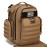 Dinictis Dad Diaper Bag, Mens Diaper Bag Backpack with Diaper Changing Mat, Military Diaper Backpack with Molle Webbing, Waterproof Pouch, Baby Wipes pocket, Insulated Bottle Pockets- Jungle Brown