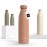 LARS NYSM Stainless Steel Insulated Water Bottle 12oz 17oz 25oz 34oz 51oz | Insulated Thermo Flask for Hot and Cold Beverages | Leakproof Drinking Bottle (Blush Rose, 17oz)