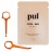 PUL Pack of 2 Reusable Clear Aligner Removal Tool - Compatible with Invisalign, Removable Braces, Retainers & Trays - Easy-to-Use Device Remover, Dental & Oral Hygiene Care Product - Orange
