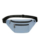 Fanny Pack for Men & Women, Fashion Waterproof Waist Packs with Adjustable Belt, Casual Bag Bum Bags for Travel Sports Running. (2-Denim Blue)