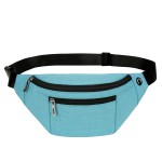 Fanny Pack for Men & Women, Fashion Waterproof Waist Packs with Adjustable Belt, Casual Bag Bum Bags for Travel Sports Running. (2-Mint Green)