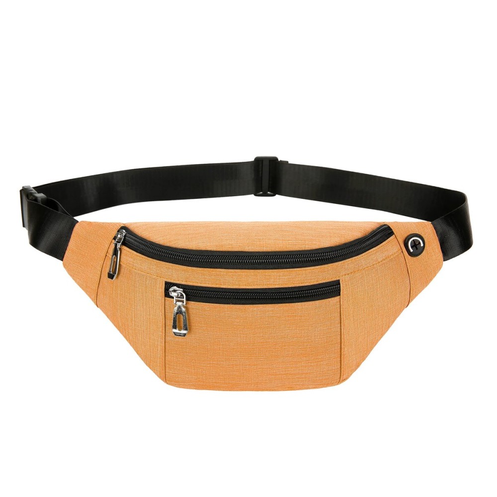 Fanny Pack for Men & Women, Fashion Waterproof Waist Packs with Adjustable Belt, Casual Bag Bum Bags for Travel Sports Running. (2-Orange)