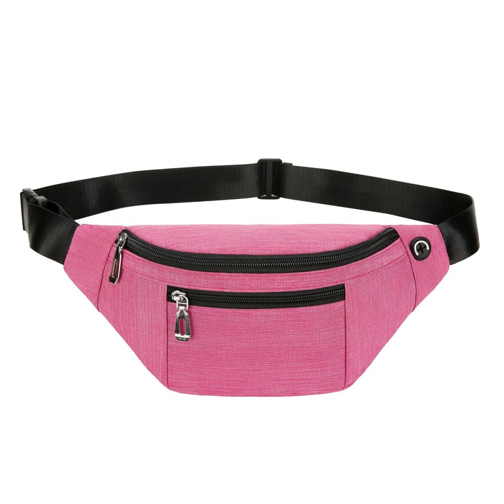 Fanny Pack for Men & Women, Fashion Waterproof Waist Packs with Adjustable Belt, Casual Bag Bum Bags for Travel Sports Running. (2-Pink)