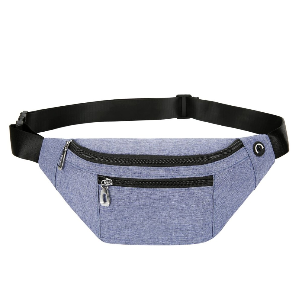 Fanny Pack for Men & Women, Fashion Waterproof Waist Packs with Adjustable Belt, Casual Bag Bum Bags for Travel Sports Running. (2-Purple)