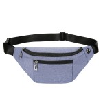 Fanny Pack for Men & Women, Fashion Waterproof Waist Packs with Adjustable Belt, Casual Bag Bum Bags for Travel Sports Running. (2-Purple)